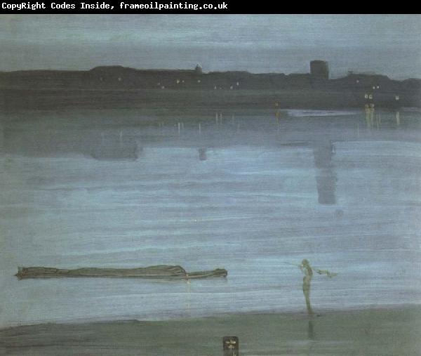 James Mcneill Whistler nocturne blue and silver chelsea